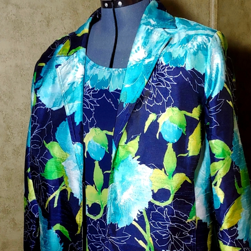 Susan Graver blazer and top set